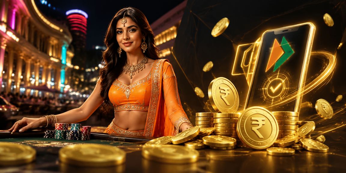 Person using mobile device for betting in India